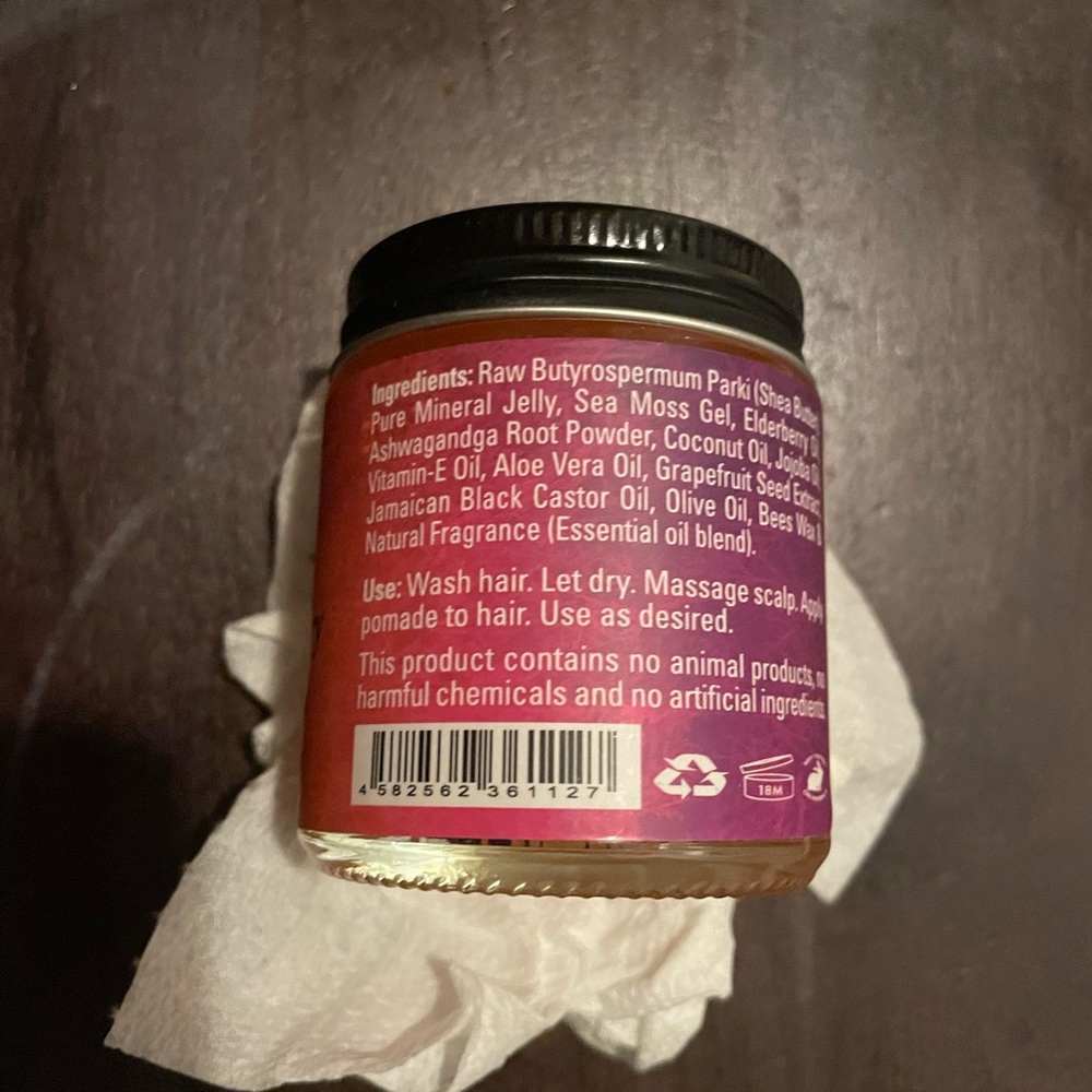 sea moss with elderberry hair pomade - Picture 4 of 5